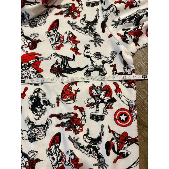 NWOT Marvel Hoodie, Sz. Large (wht/blk/red) - Picture 4 of 5
